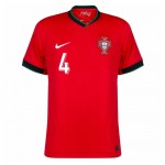 Nogometni Dresovi Portugal Ruben Dias 4 Domaći Euro 2024 Kratkih Rukava